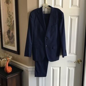 Suitsupply Napoli/Brescia Single Breasted Regular Cut Deep Blue Men's Suit